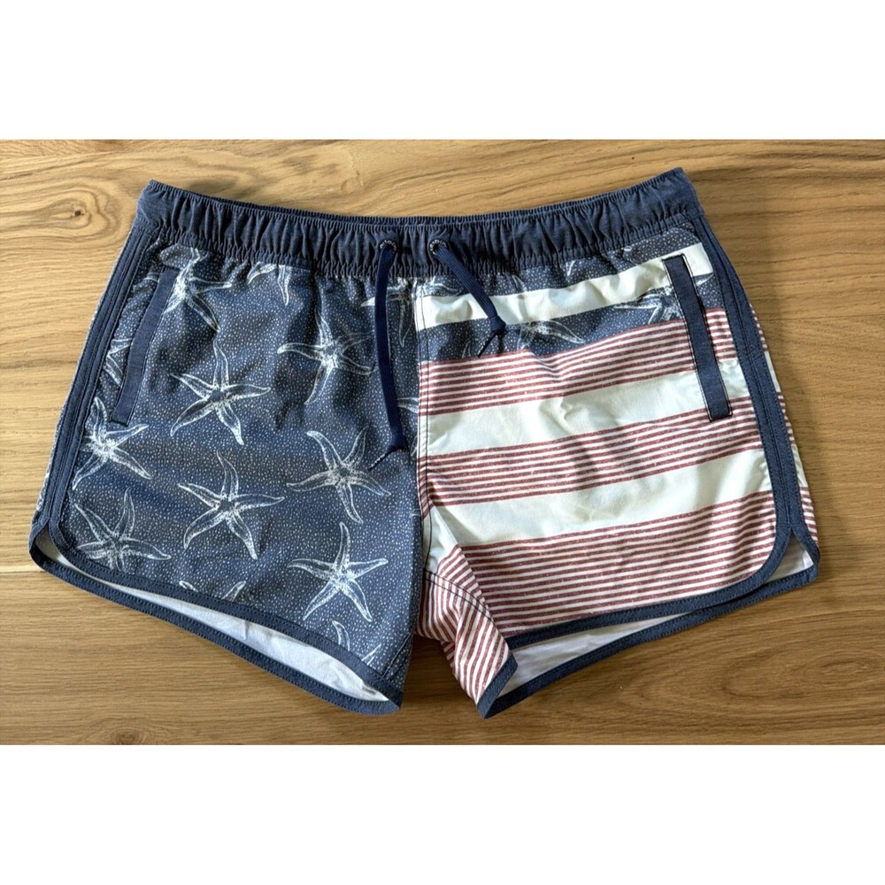 Salt Life Live Salty Women's Swim Shorts L Red White Blue Beach Cruise Resort